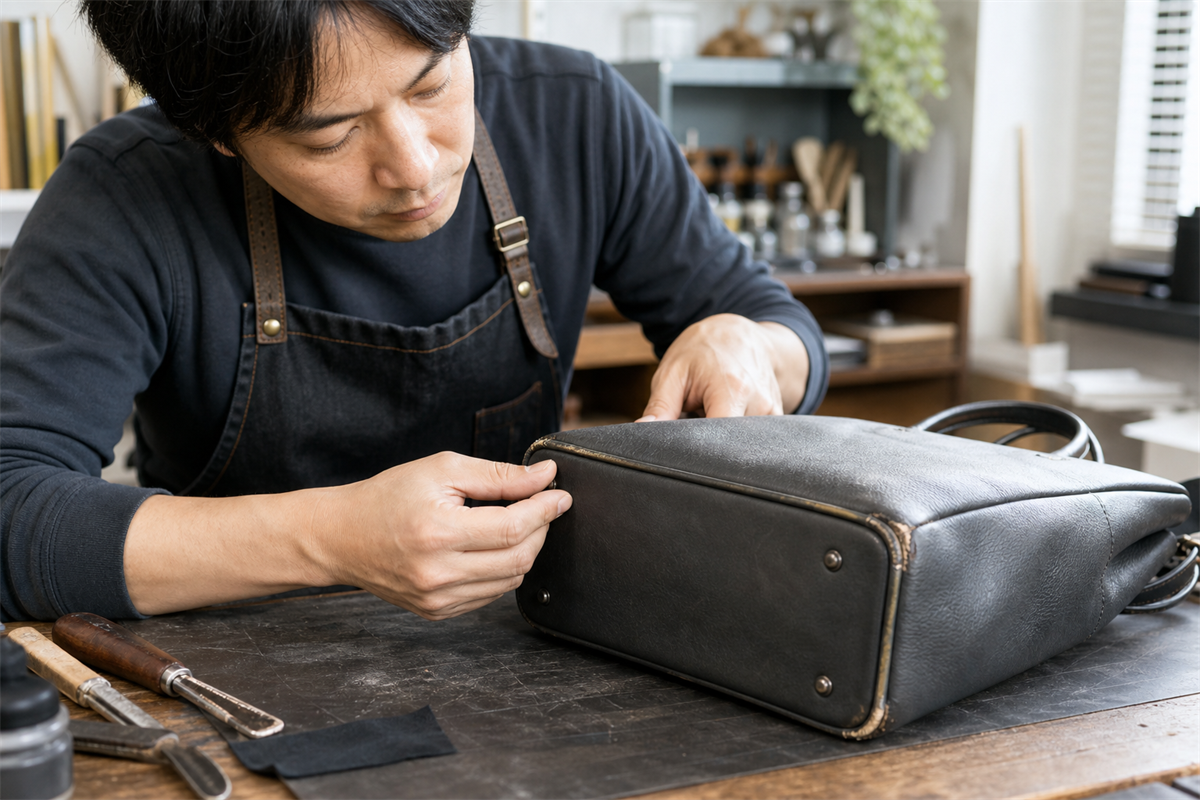 バッグのパイピングが擦れたら修理できる？部分補修と巻き替え