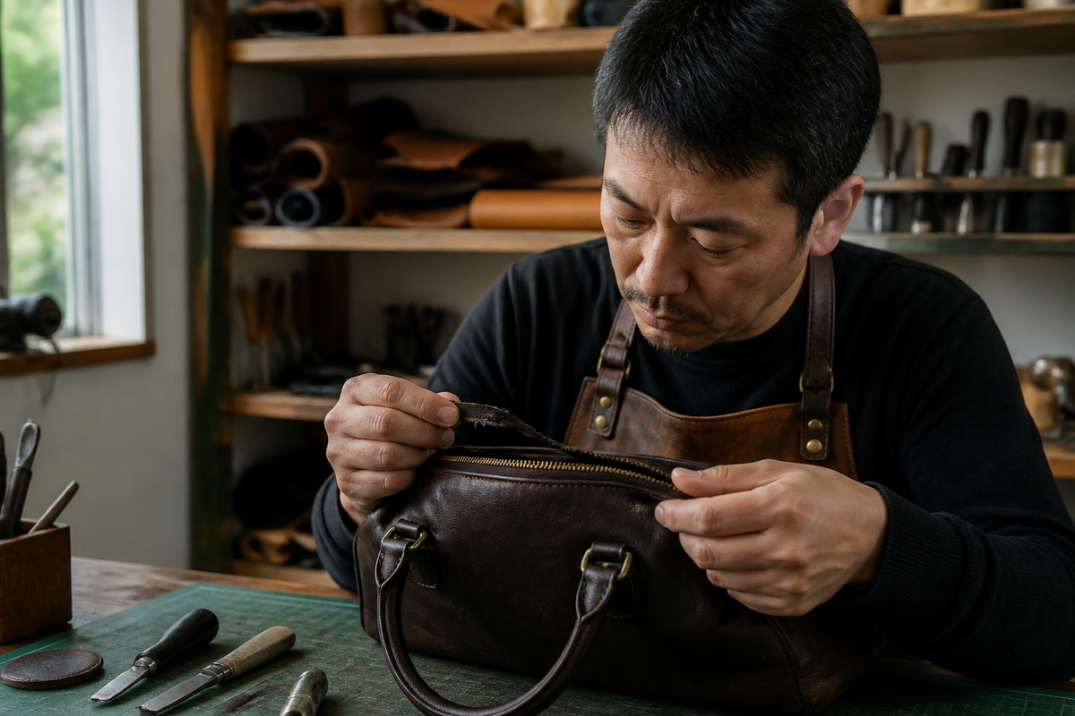 バッグのファスナー布が破れたら？縫い直しと交換の判断