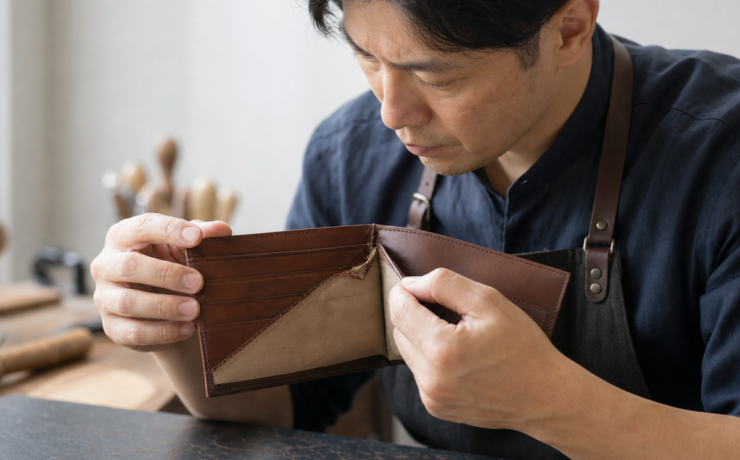 革財布の小銭入れが破れたら？内張り補修と交換の判断